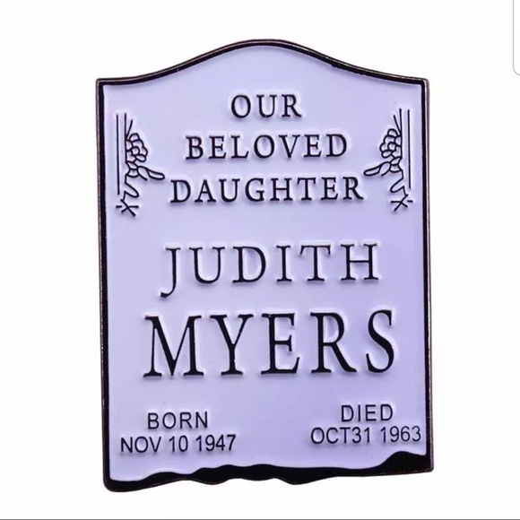 Judith Myers Tombstone Pin Halloween Michael Myers - Picture 1 of 6